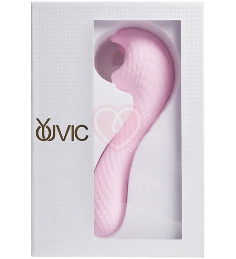 Вибратор Youvic c функцией нагрева и электростимуляцией розовый фото 6
