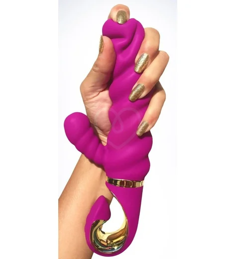 Рельефный вибратор Gvibe Gcandy пурпурный фото 4