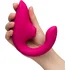 Вибратор для зоны G c бесконтактной стимуляцией клитора Womanizer Blend малиновый фото 5