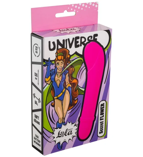 Мини-вибратор Universe Secret Flower розовый фото 2