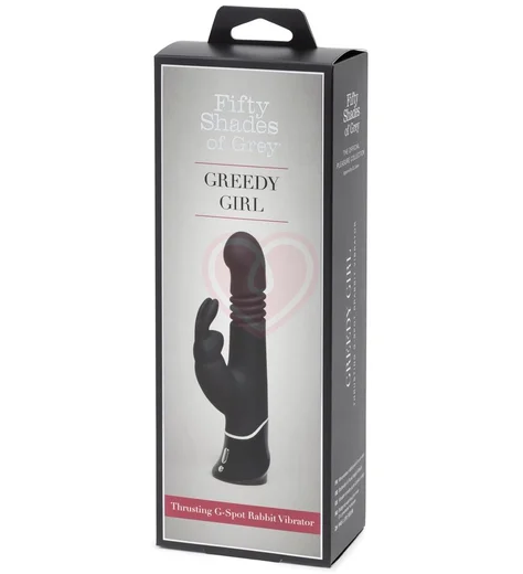 Вибратор с пульсацией '50 оттенков серого' Greedy Girl Thrusting фото 5