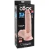 Фаллоимитатор с увеличенной мошонкой King Cock Plus 9 Triple Density 26 см фото 4