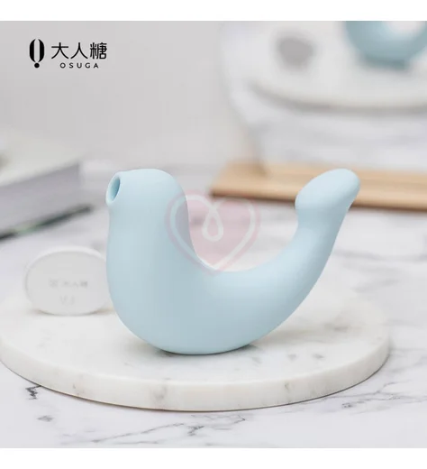 Вакуумный вибратор Osuga G-Spa голубой фото 3