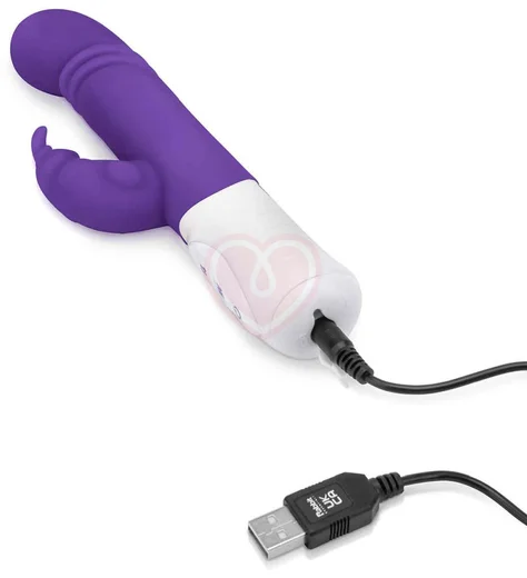 Вибратор-кролик с пульсирующей головкой Slim Shaft Thrusting G-Spot Rabbit фиолетовый фото 6