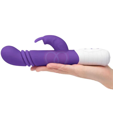 Вибратор-кролик с пульсирующей головкой Slim Shaft Thrusting G-Spot Rabbit фиолетовый фото 7
