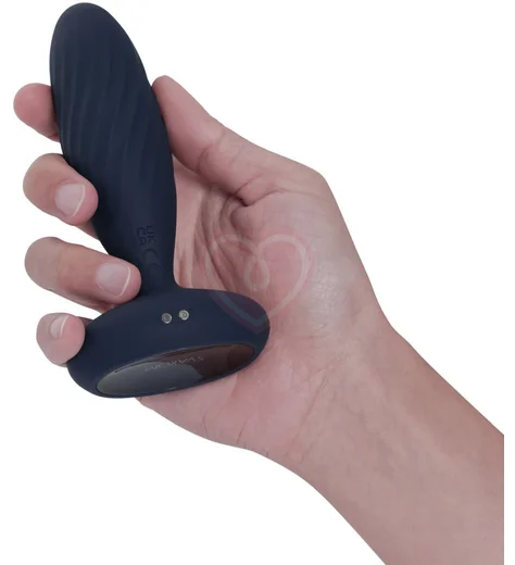 Анальная вибропробка с пульсацией Jordan и пультом управления фото 6