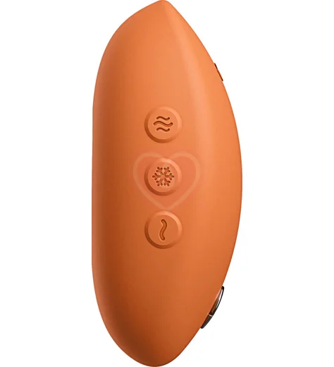 Вибратор для клитора We-Vibe Temp с функциями нагрева и охлаждения оранжевый фото 15