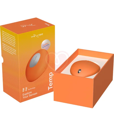 Вибратор для клитора We-Vibe Temp с функциями нагрева и охлаждения оранжевый фото 16