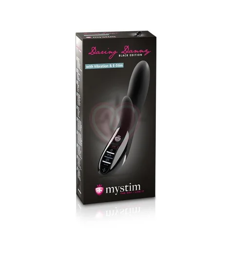 Вибратор с электростимуляцией Mystim Daring Danny Black Edition фото 6