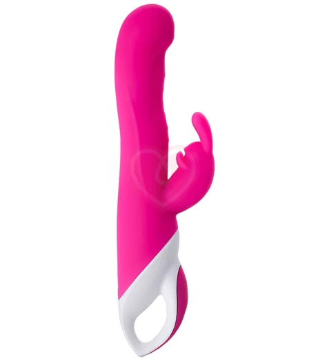 Вибратор-кролик с подогревом и стимуляцией зоны G Jos Elly розовый фото 3