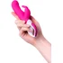 Вибратор-кролик с подогревом и стимуляцией зоны G Jos Elly розовый фото 5