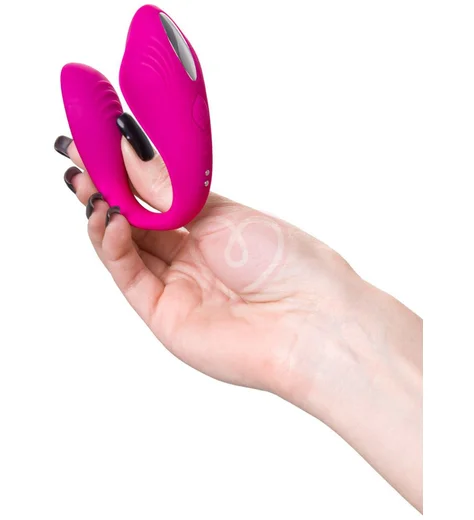 Вибратор для пар A-Toys by Toyfa Cobrum розовый фото 7