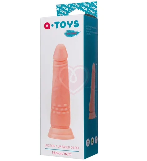 Реалистичный фаллоимитатор с присоской ToyFa A-Toys 16 см фото 2