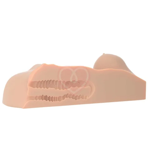 Мастурбатор-торс вагина и анус PDX Plus Perfect DD's Masturbator телесный фото 3