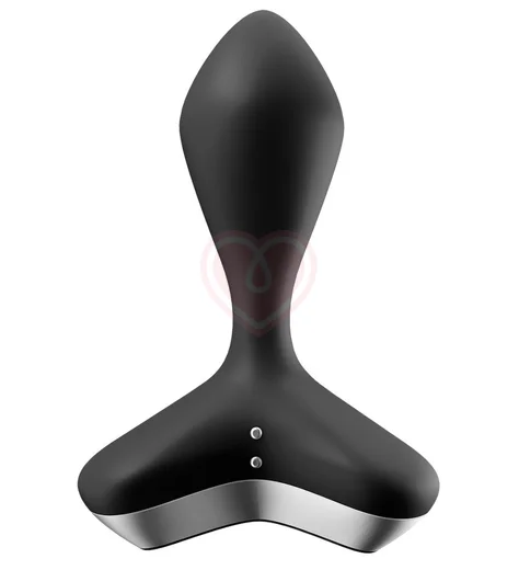 Анальная вибропробка Satisfyer Game Changer с приложением чёрная фото 4