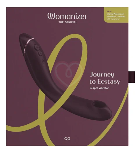Вибратор с вакуумной стимуляцией для зоны G Womanizer OG фиолетовый фото 9