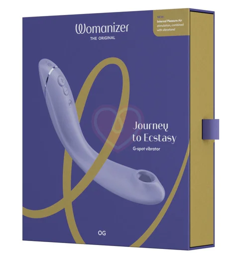 Вибратор с вакуумной стимуляцией для зоны G Womanizer OG сиреневый фото 2