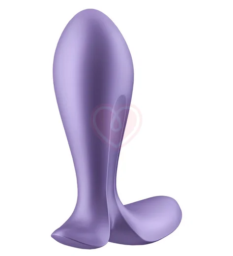 Анальная пробка Satisfyer Intensity Plug с управлением от приложения фиолетовая фото 2