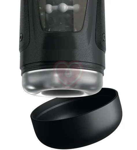 Автоматический мастурбатор с вибрацией и нагревом Pipedream Moto-Bator Pro чёрный фото 4