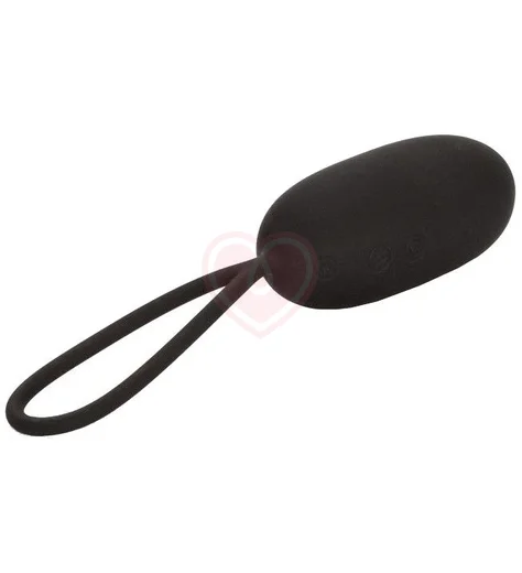 Виброяйцо с пультом управления Silicone Remote Egg чёрное фото 7