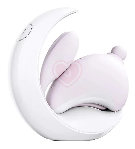 Вакуумный стимулятор с виброяйцом Osuga Obonny лавандовый фото 5