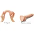 Фаллоимитатор с подвижной кожей Strap-On-Me Sliding Skin XXL 16 см телесный фото 2