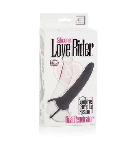 Страпон-насадка на пенис для двойного проникновения Love Rider Dual Penetrator чёрный фото 3