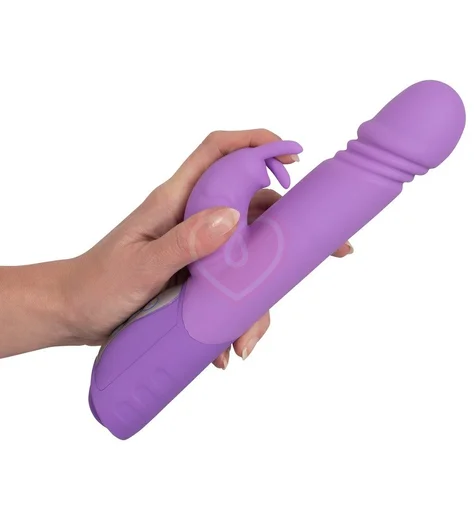 Вибратор с пульсацией и стимуляцией клитора Sweet Smile Push Vibrator фото 3