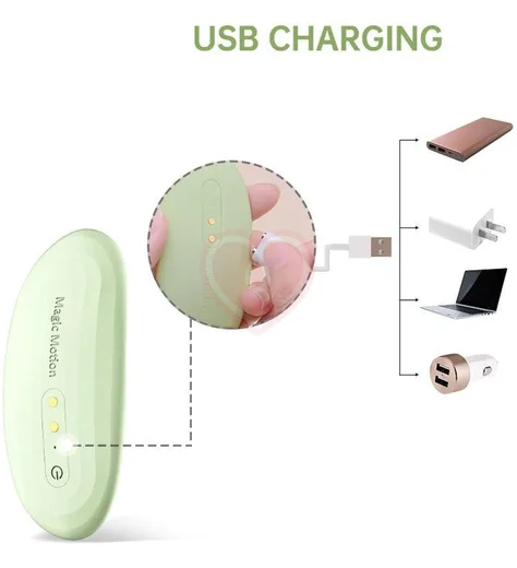 Вибратор для ношения Magic Motion Nyx с управлением от приложения зеленый фото 7