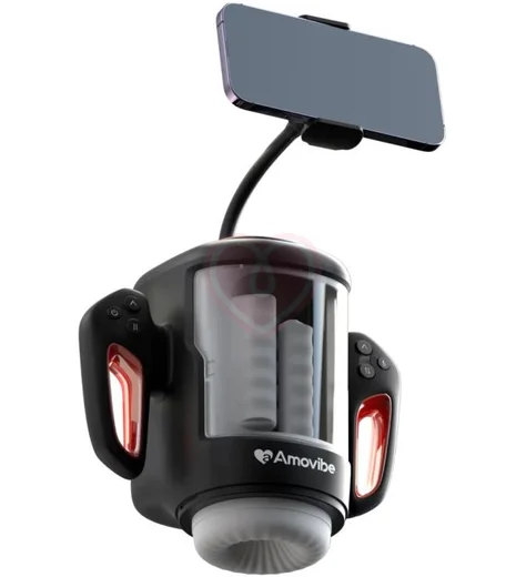 Робот-мастурбатор с нагревом Amovibe Game King фото 6