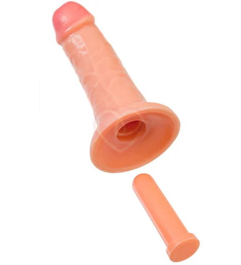 Реалистичный фаллоимитатор на присоске RealStick Caliber 16-4 телесный фото 5