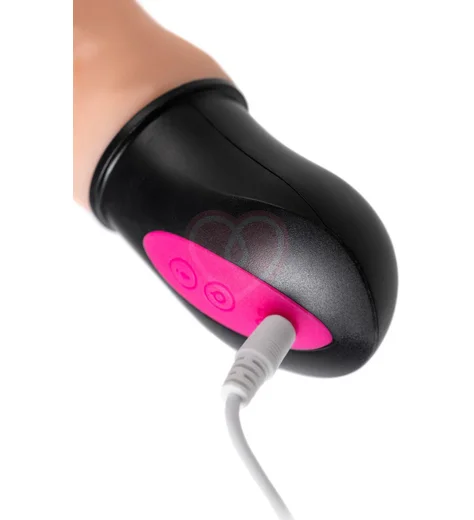 Реалистичный вибратор с подогревом A-Toys by Toyfa Benedick телесный фото 5