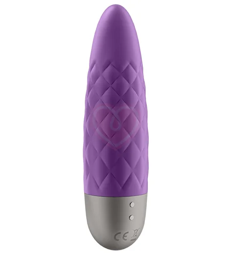 Рельефная вибропуля Satisfyer Ultra Power Bullet 5 фиолетовый фото 3