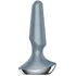 Анальная вибропробка Satisfyer Plug Ilicious 2 с приложением серая фото 2