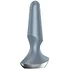 Анальная вибропробка Satisfyer Plug Ilicious 2 с приложением серая фото 3