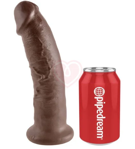 Фаллоимитатор на присоске King Cock 23 см коричневый фото 2