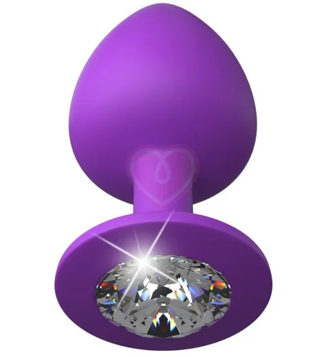 Анальная пробка Her Little Gem Large Plug большая фиолетовая фото 3