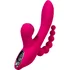 Вибратор-кролик с анальной ёлочкой Jos Tripling розовый фото 5