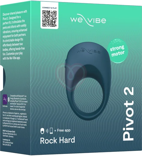 Эрекционное кольцо We-Vibe Pivot 2 синее фото 12