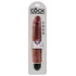 Вибратор King Cock Vibrating Stiffy 25 см коричневый фото 3