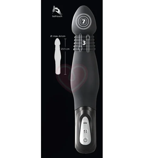 Вибратор-пульсатор анальный You2Toys чёрный фото 3