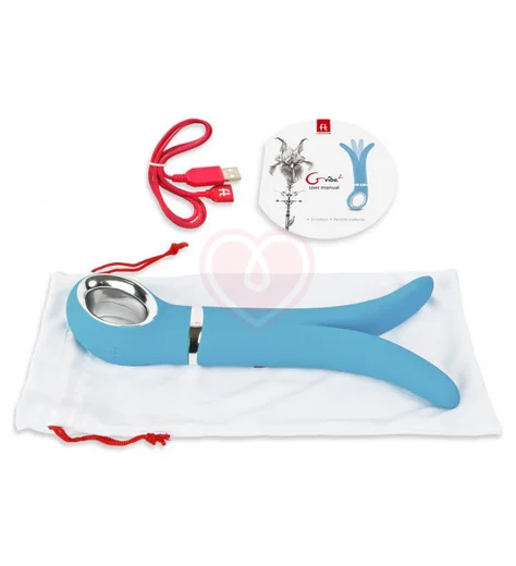 Вибратор Gvibe G-vibe 2 голубой фото 3