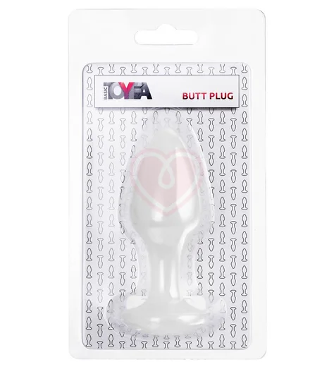 Светящаяся в темноте анальная пробка ToyFa 9,5 см белая фото 5