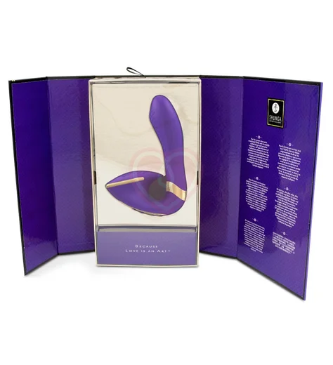 Вибратор с клиторальным кончиком Shunga SOYO фиолетовый фото 3