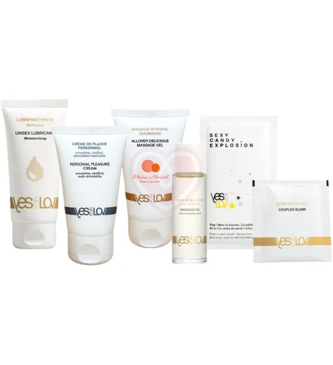 Набор косметики YesforLov La Trousse Enchantee с бежевой косметичкой фото 2