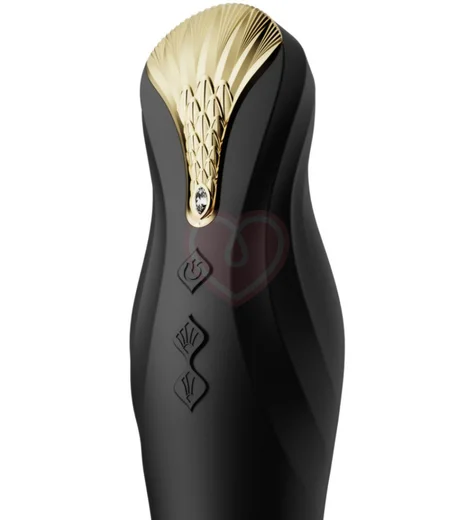 Пульсирующий вибратор с дистанционным управлением  Zalo King чёрный фото 5