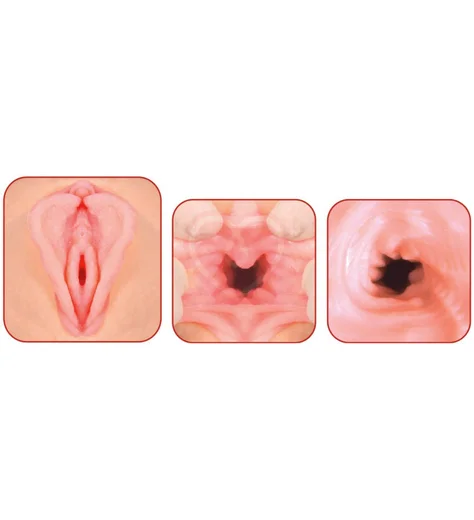 Реалистичный мастурбатор вагина Kokos Elegance 002D с двойным слоем фото 2