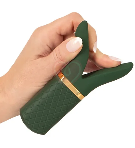 Мини-вибратор с двумя кончиками Emerald Love Luxurious Split Tip фото 4