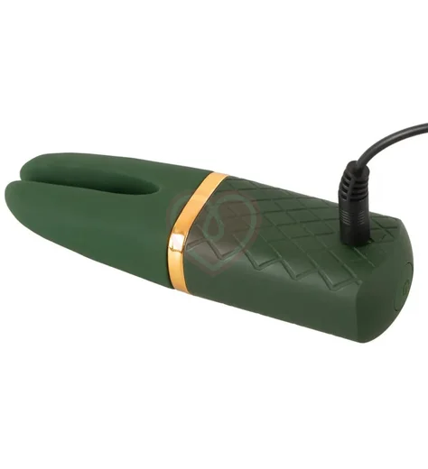 Мини-вибратор с двумя кончиками Emerald Love Luxurious Split Tip фото 5