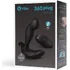 Стимулятор простаты с вращающейся головкой b-Vibe 360 Plug и пультом ДУ черный фото 10